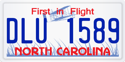 NC license plate DLU1589