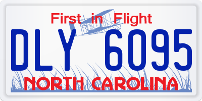 NC license plate DLY6095