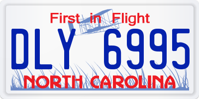 NC license plate DLY6995