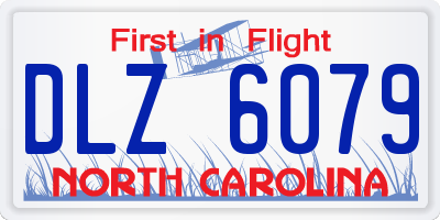 NC license plate DLZ6079