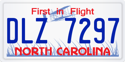 NC license plate DLZ7297