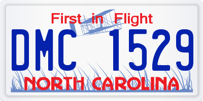NC license plate DMC1529