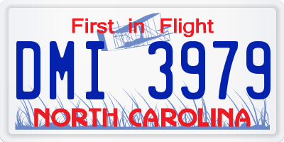 NC license plate DMI3979