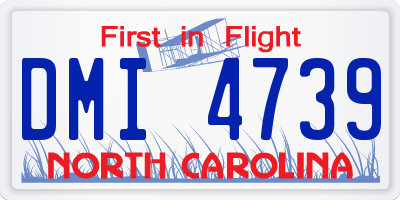 NC license plate DMI4739