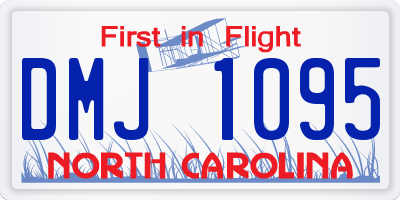 NC license plate DMJ1095