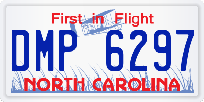 NC license plate DMP6297