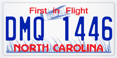 NC license plate DMQ1446