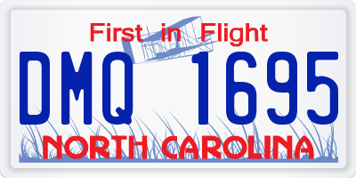 NC license plate DMQ1695
