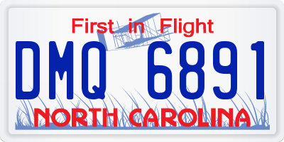 NC license plate DMQ6891