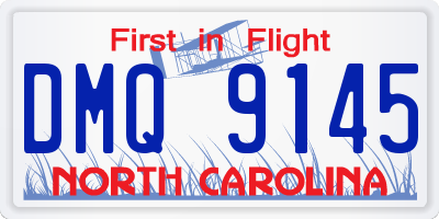 NC license plate DMQ9145