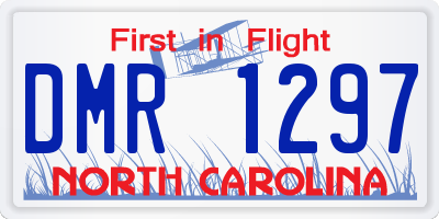 NC license plate DMR1297