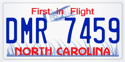 NC license plate DMR7459