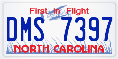 NC license plate DMS7397