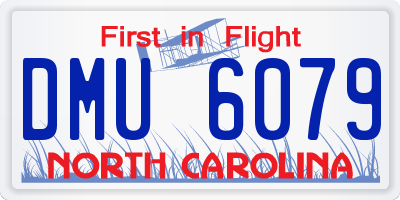 NC license plate DMU6079