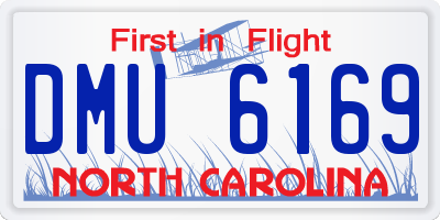 NC license plate DMU6169
