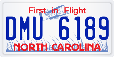 NC license plate DMU6189