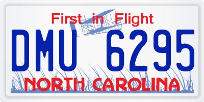 NC license plate DMU6295