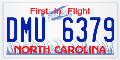 NC license plate DMU6379
