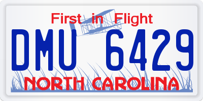 NC license plate DMU6429
