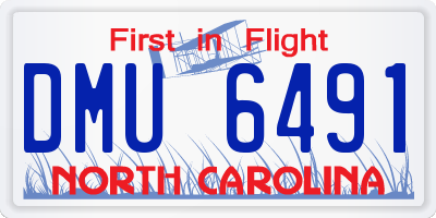NC license plate DMU6491