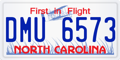NC license plate DMU6573