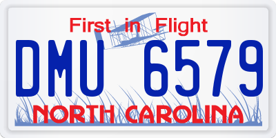 NC license plate DMU6579