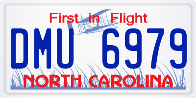 NC license plate DMU6979