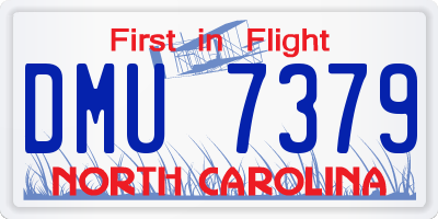 NC license plate DMU7379