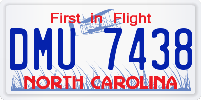 NC license plate DMU7438