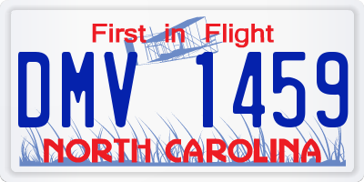 NC license plate DMV1459