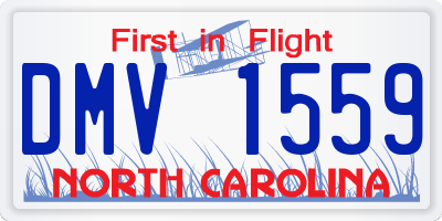 NC license plate DMV1559