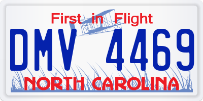 NC license plate DMV4469