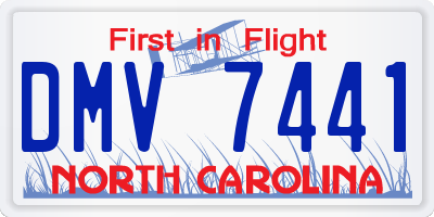 NC license plate DMV7441