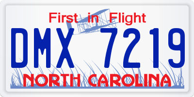 NC license plate DMX7219