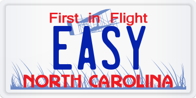 NC license plate EASY