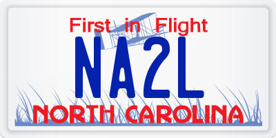 NC license plate NA2L