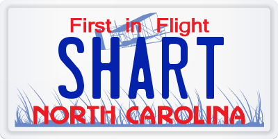 NC license plate SHART