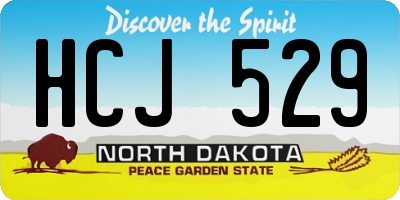 ND license plate HCJ529