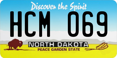 ND license plate HCM069