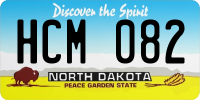 ND license plate HCM082