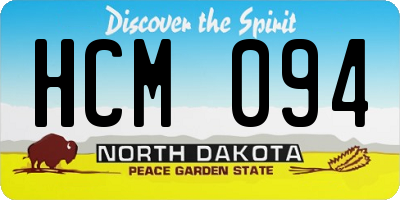 ND license plate HCM094