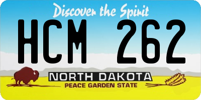 ND license plate HCM262