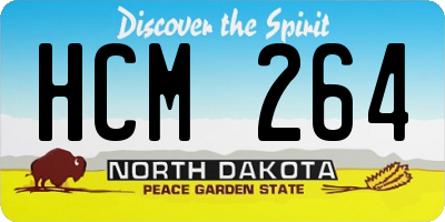 ND license plate HCM264