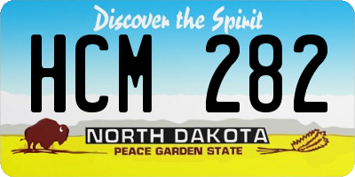 ND license plate HCM282