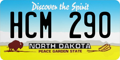 ND license plate HCM290