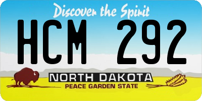 ND license plate HCM292