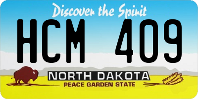 ND license plate HCM409