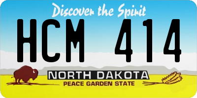 ND license plate HCM414