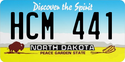 ND license plate HCM441