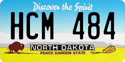 ND license plate HCM484